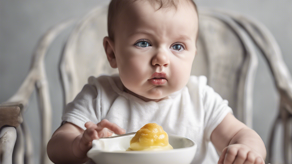 Illustration détaillée sur Pourquoi mon bébé pleure-t-il en mangeant sa purée ? Comprendre et réagir